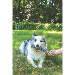 M-Pets Örgü Köpek Oyuncağı Gri 34 Cm - 2