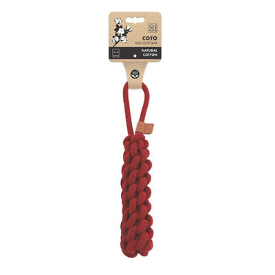 M-Pets Örgü Köpek Oyuncağı Kırmızı 34 Cm - 1