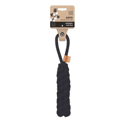 M-Pets Örgü Köpek Oyuncağı Siyah 34 Cm - M-Pets