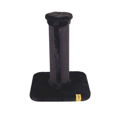 M-Pets Panther Premium Colonna Kedi Tırmalama Tahtası Siyah 50x50x65 Cm - 1
