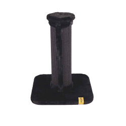 M-Pets Panther Premium Colonna Kedi Tırmalama Tahtası Siyah 50x50x65 Cm - M-Pets