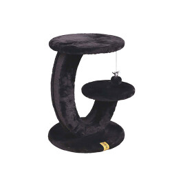 M-Pets Panther Premium Luna Kedi Ağacı Siyah 50x50x65 Cm - 2