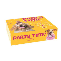 M-Pets Party Time Dişi Köpekler İçin Doğum Günü Seti 20x20x7 Cm - M-Pets
