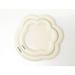 M-Pets Pawsy Seramik Kedi ve Köpek Mama Kabı Beyaz 100 Ml - M-Pets