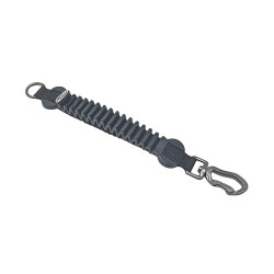 M-Pets Pull Power Köpekler İçin Şok Emici Ara Tasma Siyah 25 Cm - 2