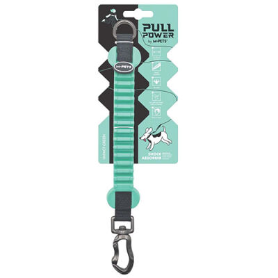 M-Pets Pull Power Köpekler İçin Şok Emici Ara Tasma Yeşil 25 Cm - 1