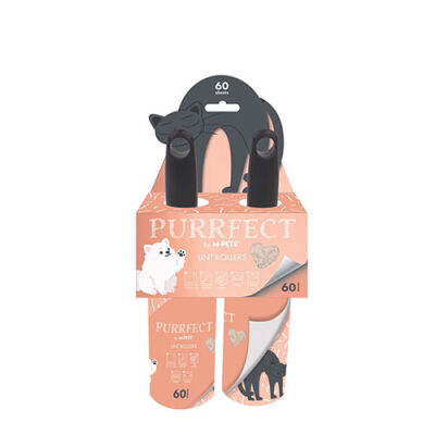 M-Pets Purrfect Kedi ve Köpek Tüy Toplama Rulosu Pembe 2x60 Yaprak - 1