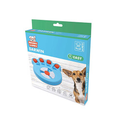 M-Pets Puzzle 1.Seviye Brainy Games Darwin Köpek Eğitim Oyuncağı 14x13,5x3 Cm - M-Pets