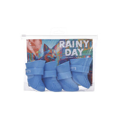 M-Pets Rainy Day Köpek Ayakkabısı Mavi Large 5x3,8 Cm - 2