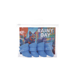 M-Pets Rainy Day Köpek Ayakkabısı Mavi Medium 4,5x3,4 Cm - 2