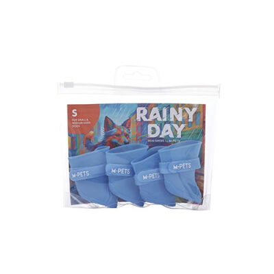 M-Pets Rainy Day Köpek Ayakkabısı Mavi Small 3x4 Cm - 2