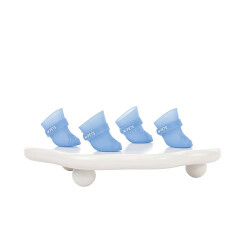 M-Pets Rainy Day Köpek Ayakkabısı Mavi XLarge 5,5x4,2 Cm - M-Pets