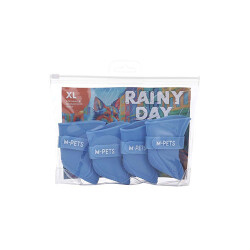 M-Pets Rainy Day Köpek Ayakkabısı Mavi XLarge 5,5x4,2 Cm - 2