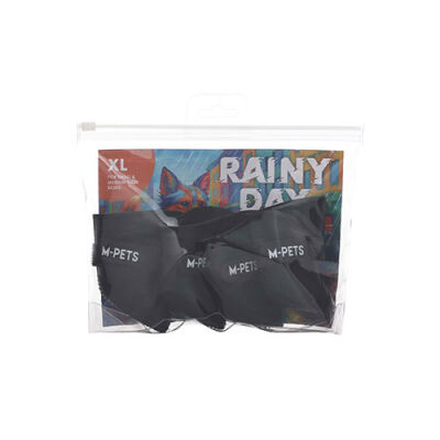 M-Pets Rainy Day Köpek Ayakkabısı Siyah XLarge 5,5x4,2 Cm - 2