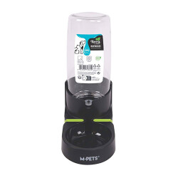 M-Pets Refresh Hazneli Kedi ve Köpek Su Kabı Siyah 850 Ml - M-Pets