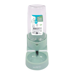 M-Pets Refresh Hazneli Kedi ve Köpek Su Kabı Yeşil 850 Ml - 1