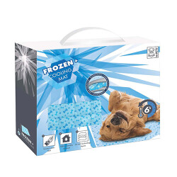 M-Pets Serinletici Köpek Yatağı Medium Mavi 45x60 Cm - M-Pets