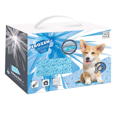 M-Pets Serinletici Köpek Yatağı Small Mavi 40x50 Cm - 1