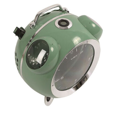 M-Pets Sixties Clock Klasik Kedi ve Küçük Irk Köpek Taşıma Çantası Yeşil 40x44x26 Cm - 1