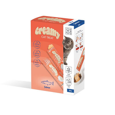 M-Pets Somonlu Krema Kedi Ödül Maması 25x15 Gr - 1