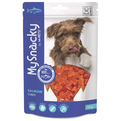 M-Pets Somonlu Küp Köpek Ödül Maması 80 Gr - 1