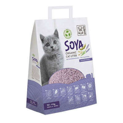 M-Pets Soya Organik Lavantalı Kedi Kumu 10 Lt - 1