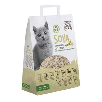 M-Pets Soya Organik Naturel Kedi Kumu 10 Lt - 1