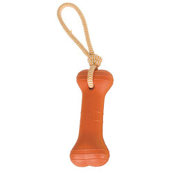 M-Pets Splash Bones Halatlı Köpek Oyuncağı Turuncu 43x8x5 Cm - 2