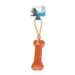 M-Pets Splash Bones Halatlı Köpek Oyuncağı Turuncu 43x8x5 Cm - 1