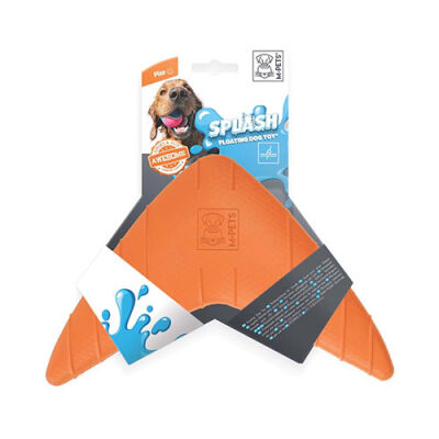 M-Pets Splash Frizbi Köpek Oyuncağı Turuncu 19x23x3 Cm - 3