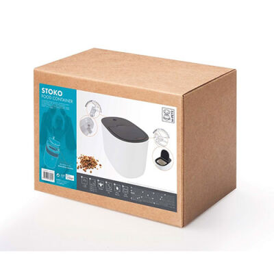 M-Pets Stoko Mama Saklama Kovası Beyaz 6 Kg - 1