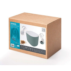 M-Pets Stoko Mama Saklama Kovası Yeşil 6 Kg - M-Pets