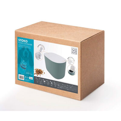 M-Pets Stoko Mama Saklama Kovası Yeşil 6 Kg - 1