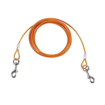 M-Pets Strong Bahçe Bağlama Halatı Turuncu 4,5 M - 2