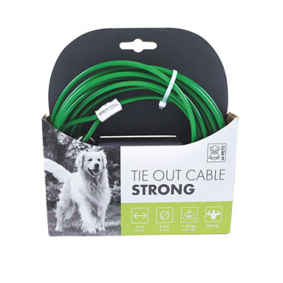 M-Pets Strong Bahçe Bağlama Halatı Yeşil 9 M - 1
