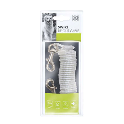 M-Pets Swirl Bahçe Bağlama Halatı 3,6 Mt - 1