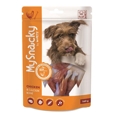 M-Pets Tavuklu Kalsiyumlu Kemik Köpek Ödülü 160 Gr - 1