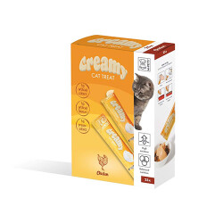 M-Pets Tavuklu Krema Kedi Ödül Maması 25x15 Gr - M-Pets