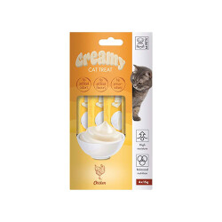 M-Pets Tavuklu Krema Kedi Ödül Maması 4x15 Gr - M-Pets