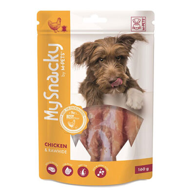 M-Pets Tavuklu ve Sığır Derisi Sargılı Köpek Ödül Maması 160 Gr - 1
