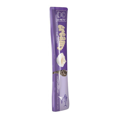 M-Pets Ton Balıklı Krema Kedi Ödül Maması 4x15 Gr - 2