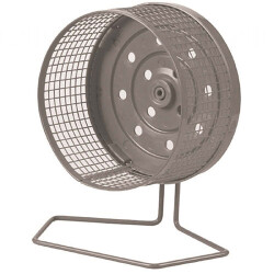 M-Pets Training Ayaklı Metal Hamster Çarkı XL 27 Cm - M-Pets