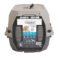 M-Pets Transit Carrier Lata Köpek Taşıma Çantası Kahverengi 60x40x33 Cm - M-Pets