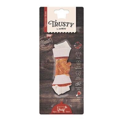 M-Pets Trusty Extra Sığır Etli Düğümlü Kemik Köpek Ödülü 55 Gr 12,7 Cm - 1