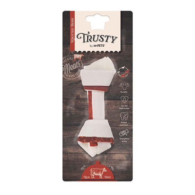 M-Pets Trusty Sığır Etli Düğümlü Kemik Köpek Ödülü 65 Gr 15,3 Cm - 1