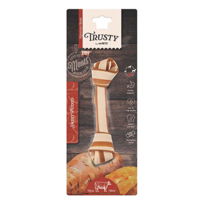 M-Pets Trusty Sığır Etli Tatlı Patatesli Kemik Köpek Ödülü 100 Gr 20,3 Cm - 1