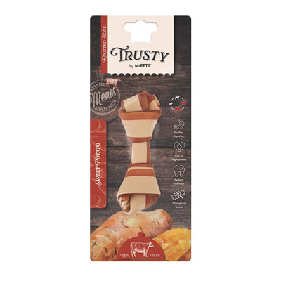 M-Pets Trusty Sığır Etli Tatlı Patatesli Kemik Köpek Ödülü 50 Gr 12,7 Cm - 1