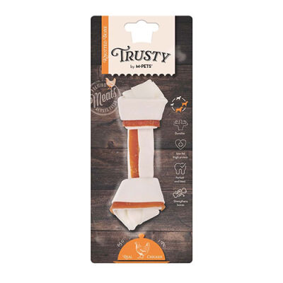 M-Pets Trusty Tavuklu Düğümlü Kemik Köpek Ödülü 65 Gr 15,3 Cm - 1