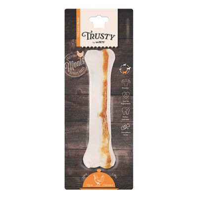 M-Pets Trusty Tavuklu Presli Kemik Köpek Ödülü 130 Gr 22,2 Cm - 1