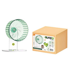 M-Pets Turbo Training Hamster Çarkı Yeşil 19-24 Cm - M-Pets